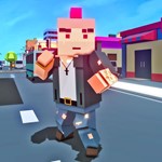 Blocky Gangster Crime War Sim