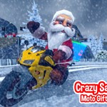 Crazy Santa Moto Gift Delivery