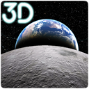 Earth and Moon Parallax 3D