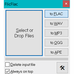 FlicFlac Audio Converter