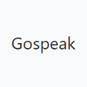 Gospeak