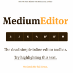 MediumEditor