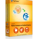 SysTools Notes Contacts to Outlook Express