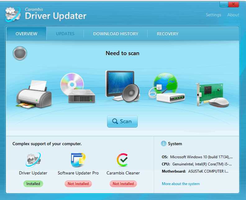 Carambis Driver Updater download the last version for ios