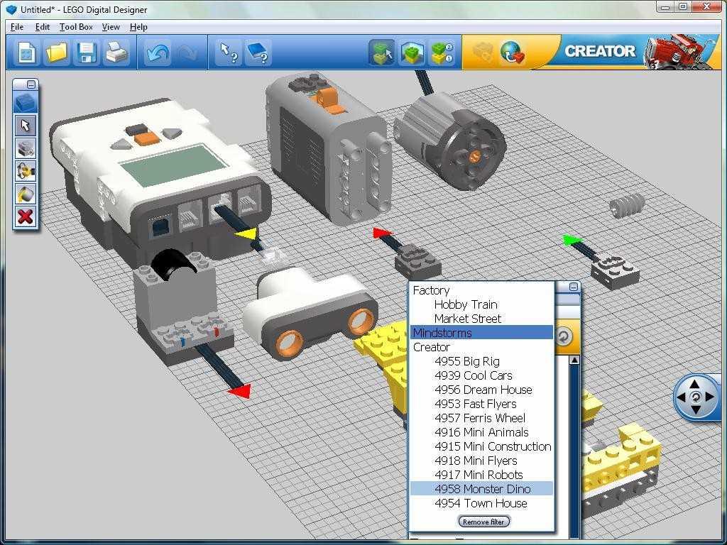 lego virtual designer